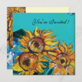 TOURNESOLS, INVITATION POUR UNE SOIREE D'ETE TURQU (Devant / Derrière)