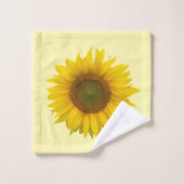 Tournesols Jaunes Pays rustique (Gant de toilette)