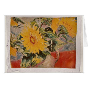 Tournesols par Suzanne, carte vierge