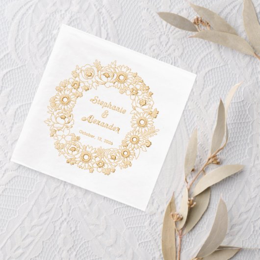 Tournesols, Pivoines, Couronne de mariage Ne m'oub (Insitu (mariage 2))