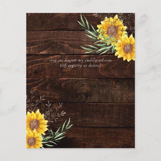 Tournesols Rustiques Feuilles d'Olivier (Dos)