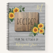 Tournesols rustiques | Livre de recettes de monogr (Devant)