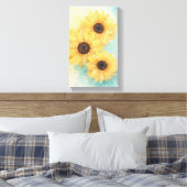 Tournesols sur toile (Insitu(Chambre))