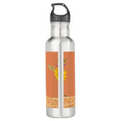 Tournesols sur une bouteille d'eau Arrière - plan  (Dos)