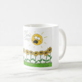 Tournesols - tasse de bande dessinée (Devant droit)