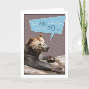 Tournez 70 cartes d'anniversaire avec Grizzly Det