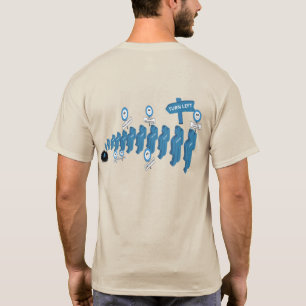 TOURNEZ À GAUCHE LE T-shirt CONSERVATEUR SATIRE