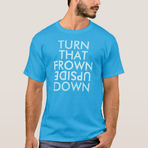 Tournez ce T-shirt à l'envers de froncement de