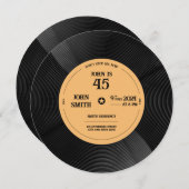 Tournez dans votre fête - Vibes Invitations de vin (Devant / Derrière)