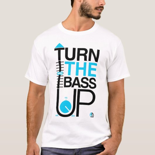 TOURNEZ LA BASSE  + T-shirt du DJ de musique de (Devant)