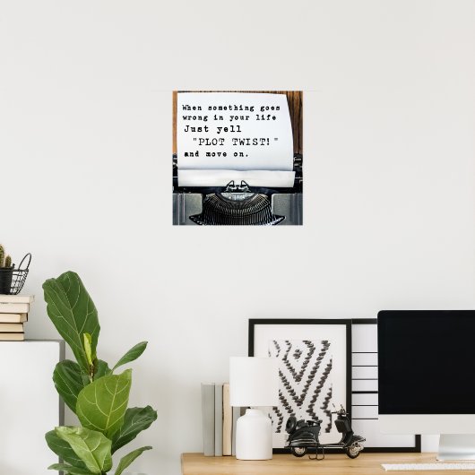 "TOURNEZ-VOUS !" Affiche (Bureau à domicile)