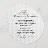 Tournoi de golf Golf Ball Invitation (Devant / Derrière)