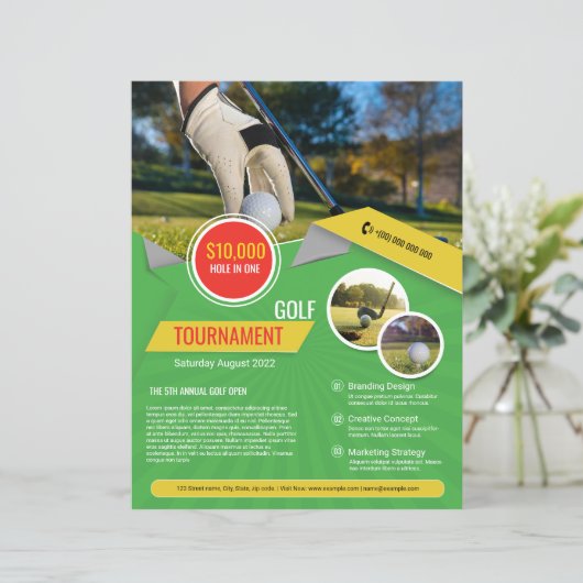 Tournoi de golf Modèle (Debout devant)