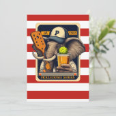 Tournoi de la fête de Pickleball Invitations Eleph (Debout devant)