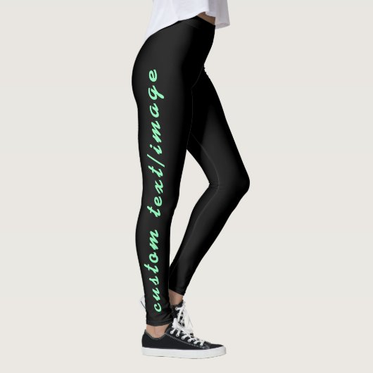 Tournois De Golf Pour Femmes, Femmes Black Legging (Droite)