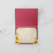 Tournure de soleil pays gingham rustique merci (Intérieur)