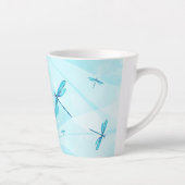 Tourquoise Dragonflies Personalized Coffee Mug (Droite)