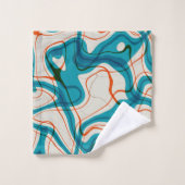 Tourquoise et perruques rouges (Gant de toilette)