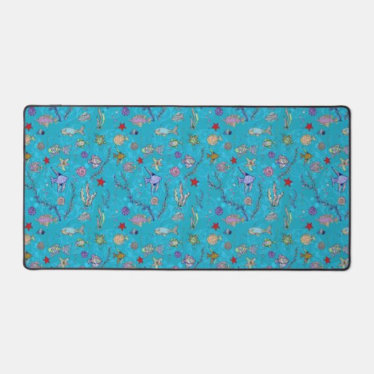 Tourquoise Fish Pattern (Recto)