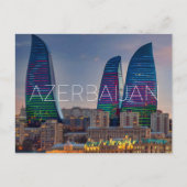Tours de flammes, Bakou, Azerbaïdjan Carte postale (Devant)