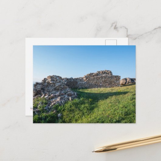 Tours de Marko - Prilep, Carte postale de Macédoin (Devant/Arrière en situation)