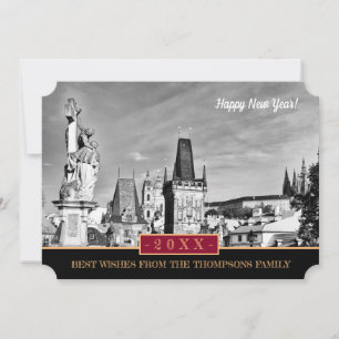 Tours de Prague et Bonne année! Carte /Praha