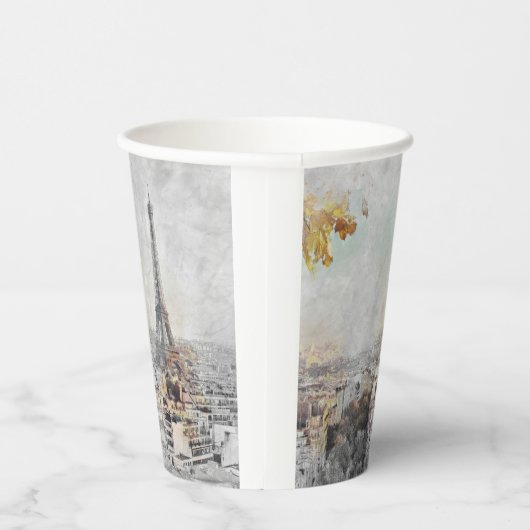 Tours Eiffel Gobelets en Papier – Décoration de Fê (Droite)