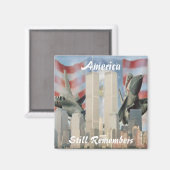 Tours jumelles 9/11 Magnet de commémoration (Recto/Verso)