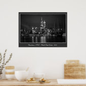 Tours jumelles par affiche de nuit (Cuisine)