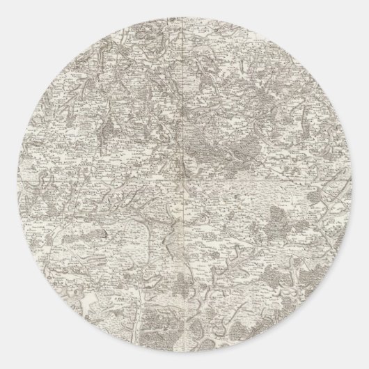 Tours Ronde Sticker (Voorkant)