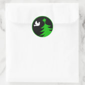 Tourterelle blanche de la Paix Stickers Arbre de N (Sac)