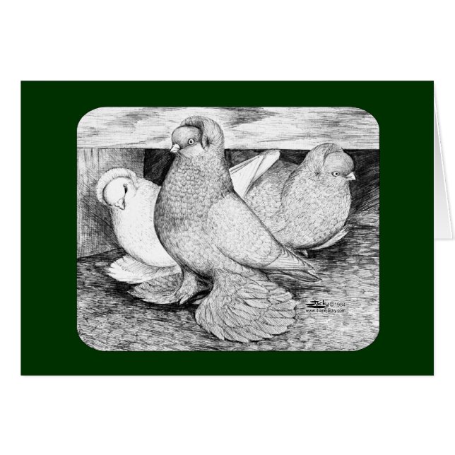 Tourterelles russes 1984 (Devant Horizontal)