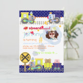 Tous à bord, entraîne des invitations d'anniversai (Debout devant)