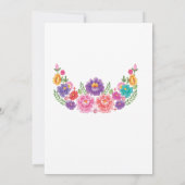 TOUS ÂGES - Invitation d'anniversaire Fiesta Flora (Dos)