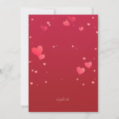 Tous Coeur Saint Valentin Invitation (Dos)