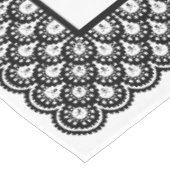 Tous crâne de couleur et nappe de dentelle d'os (Angle)