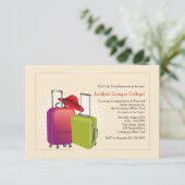 Tous Emballés Partir Invitation De Fête (Debout devant)