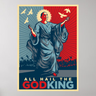 Tous grêlent le Dieu-Roi Poster