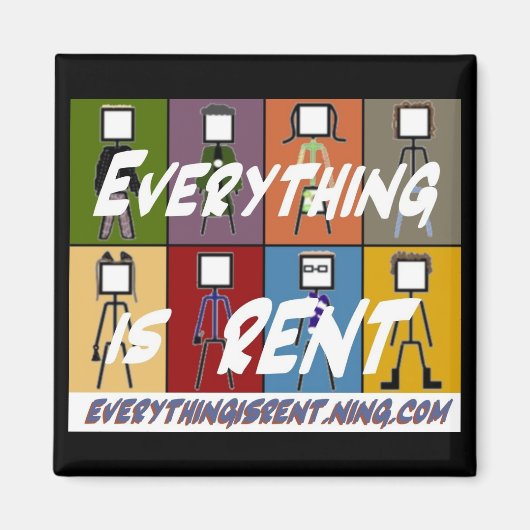 Tous les 8 chiffres de bâton Magnet (Devant)