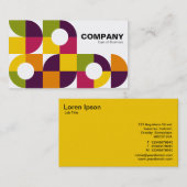 Tous les Cartes de visite géométriques v10 (Devant / Derrière)