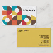 Tous les Cartes de visite géométriques v9 (Devant / Derrière)