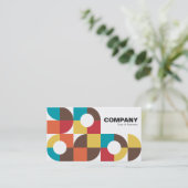 Tous les Cartes de visite géométriques v9 (Debout devant)