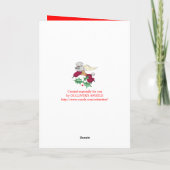 "Tous les chiens sont carte de vacances d'anges" (Dos)