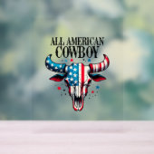 Tous les cowboy américains US Drapeau Vache crâne (Neutre)