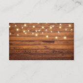 Tous Les Détails Carte Boîtier Rustique Mariage (Dos)