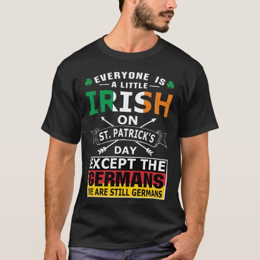 Tous les Irlandais allemands t-shirts de la Saint  (Devant)