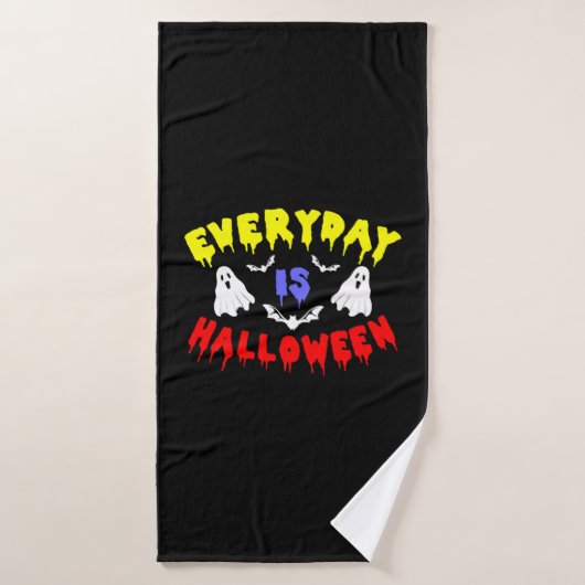 Tous les jours c'est Halloween (Serviette de bain)
