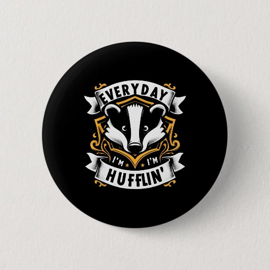Tous Les Jours, J'Embrasse Huffle Cute Honey Badge (Devant)