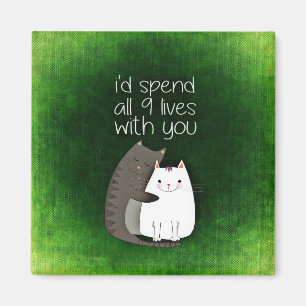 Tous les neuf vies aimant