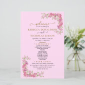 Tous les Rosy Cute Flowers Programme de Mariage Bo (Debout devant)